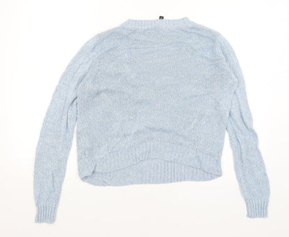 Divided Womens Blue   Pullover Jumper Size S