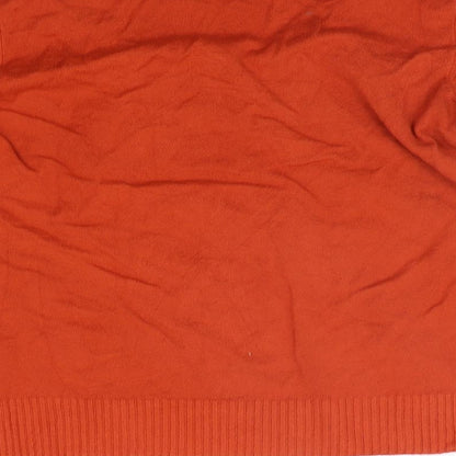 Per Una Womens Orange   Pullover Jumper Size 16