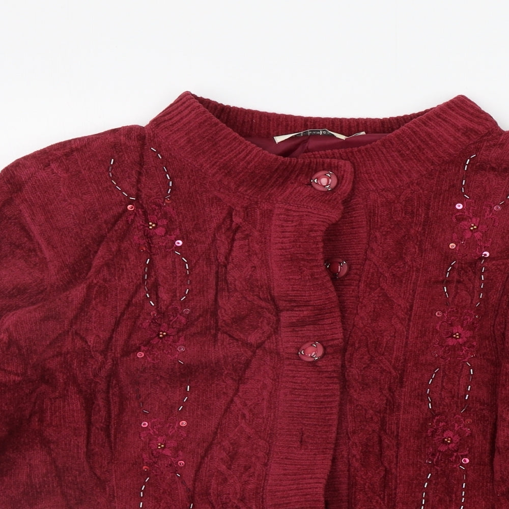 Reflect Collection Womens Red   Jacket Coat Size L
