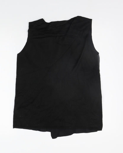 Preloved Zara Womens Black   Basic Tank Size M - Back