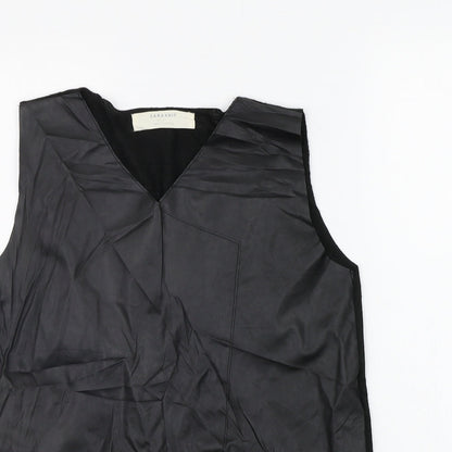 Preloved Zara Womens Black   Basic Tank Size M - Detail