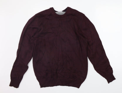 Additional front view of Maine New England women’s purple jumper, size S