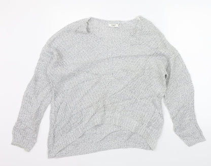 Additional front view of Jaqueline de Yong women’s grey jumper, size M