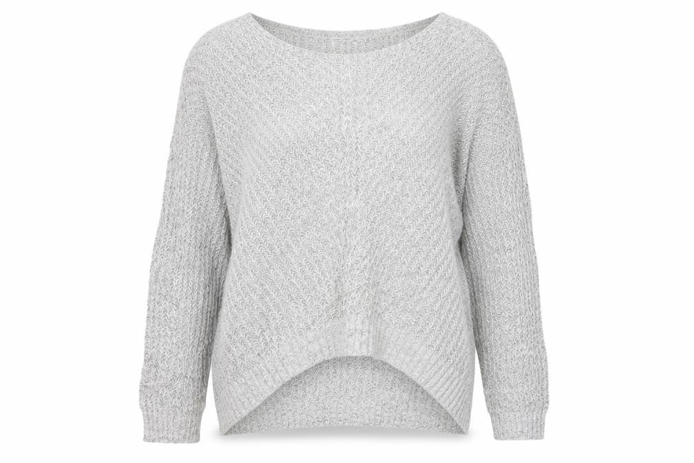 Jaqueline de Yong Womens Grey   Pullover Jumper Size M