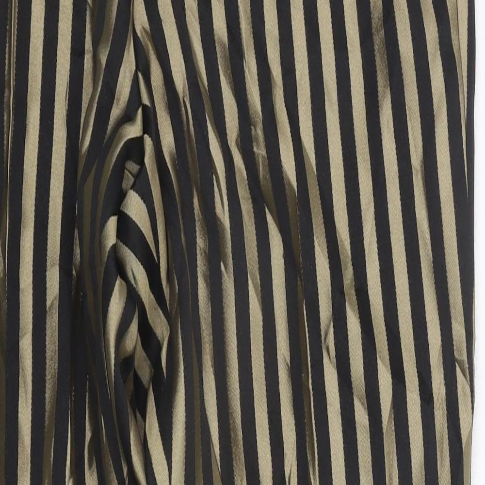 Noak Womens Black Striped  Trousers  Size 32 in L32 in