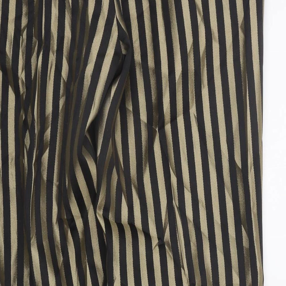 Noak Womens Black Striped  Trousers  Size 32 in L32 in