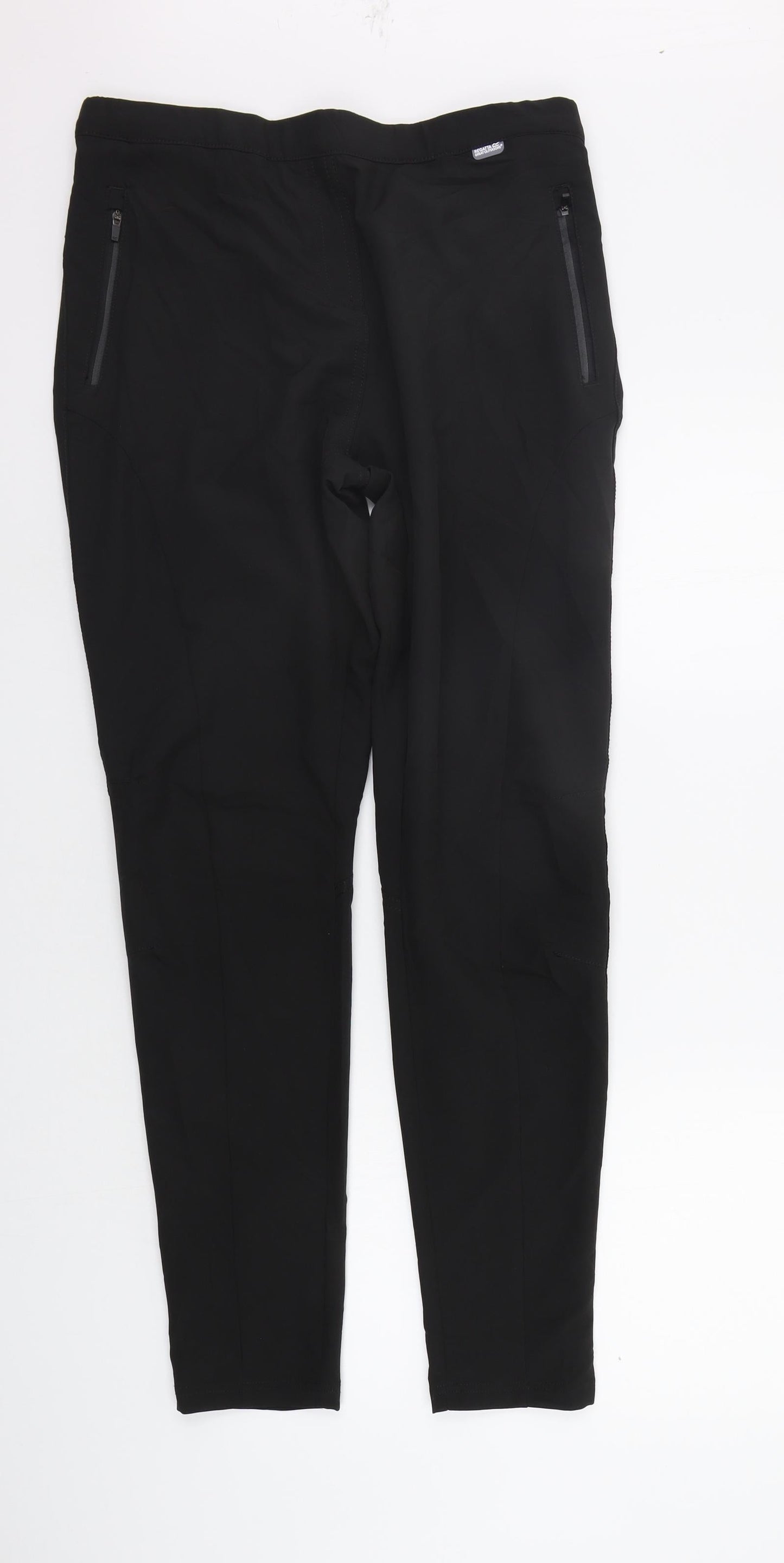 Regetta Womens Black   Jogger Trousers Size 32 in L28 in - Elastic Waist Band