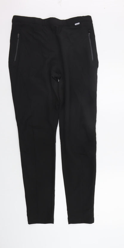 Regatta Womens Black   Jogger Trousers Size 32 in L28 in - Elastic Waist Band