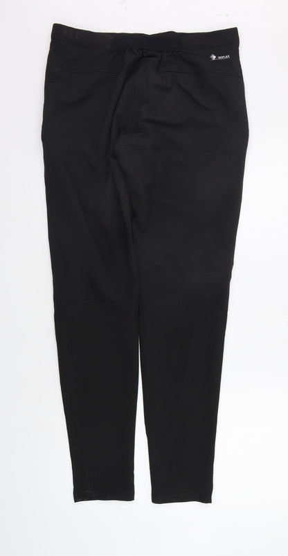Regatta Womens Black   Jogger Trousers Size 32 in L28 in - Elastic Waist Band