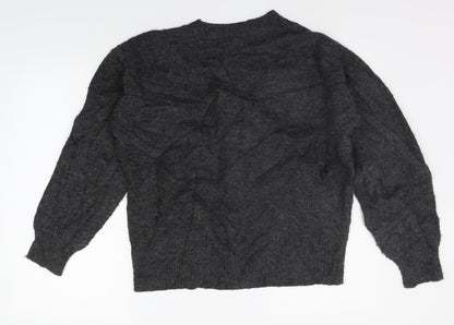 H&M Womens Grey   Pullover Jumper Size S
