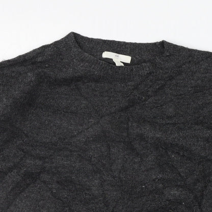 H&M Womens Grey   Pullover Jumper Size S