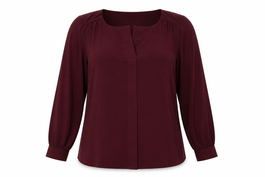 Evans Womens Purple   Basic Blouse Size 14