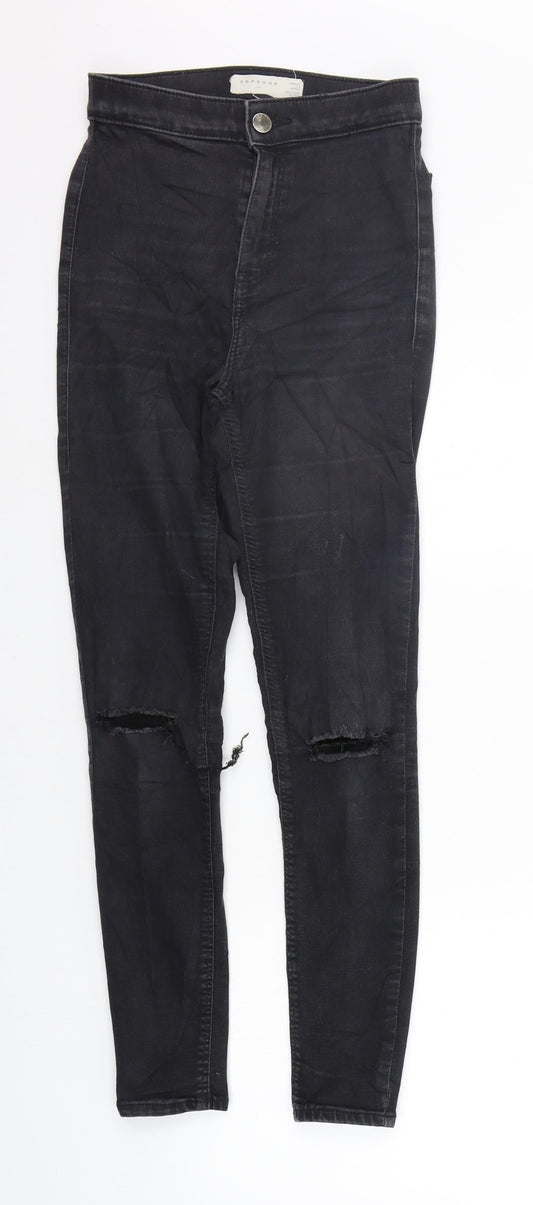 Topshop Womens Black   Trousers  Size 24 in L25 in