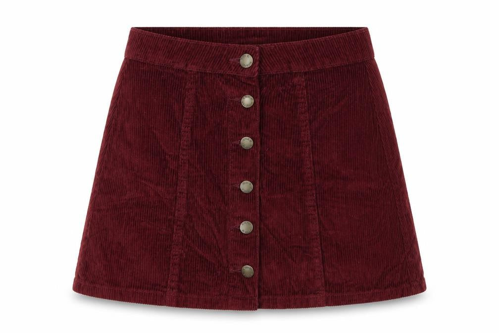 Denim & Co. Womens Purple   A-Line Skirt Size 8