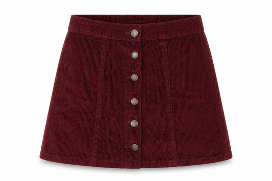 Denim & Co. Womens Purple   A-Line Skirt Size 8