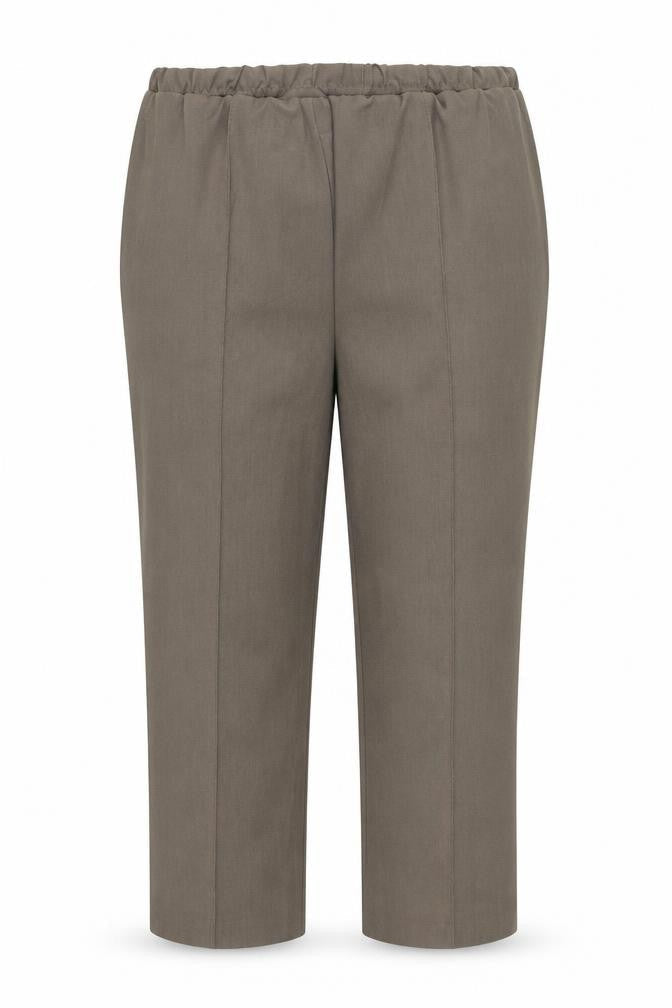 Bonmarché Womens Brown Capri Trousers Size 18 L25 in