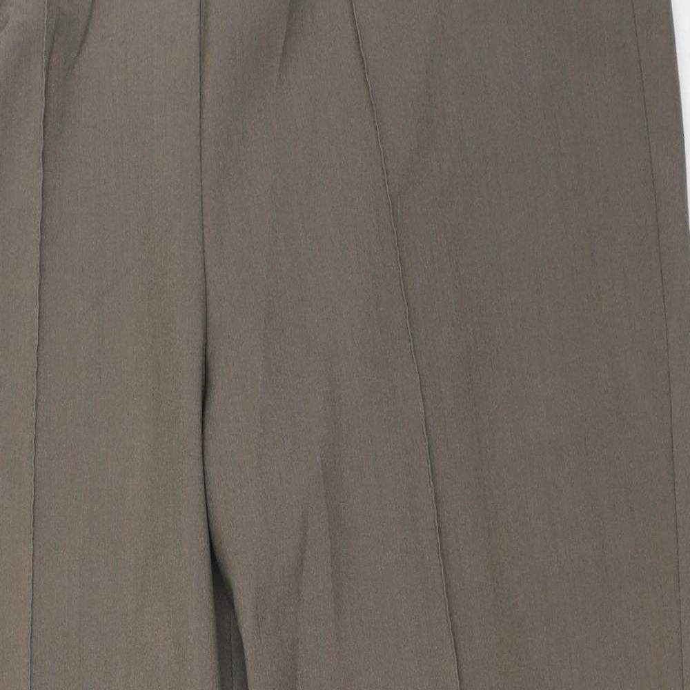 BM Womens Brown   Capri Trousers Size 18 L25 in