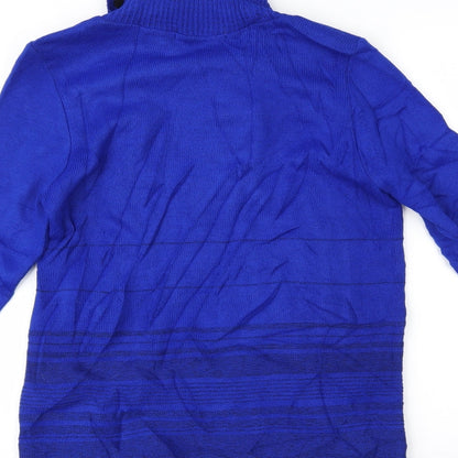Envy Womens Blue   Pullover Jumper Size M