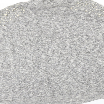 H&M Womens Grey   Basic Blouse Size S