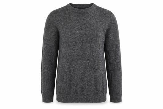 Front view of ASOS men’s grey jumper, size S