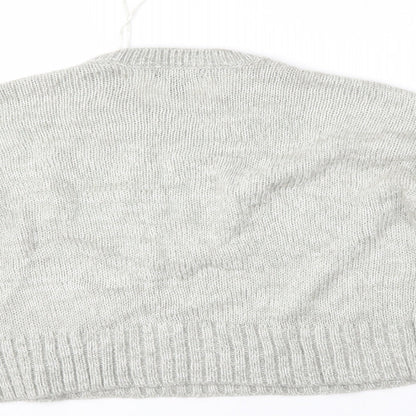 New Look Womens Grey   Pullover Jumper Size S