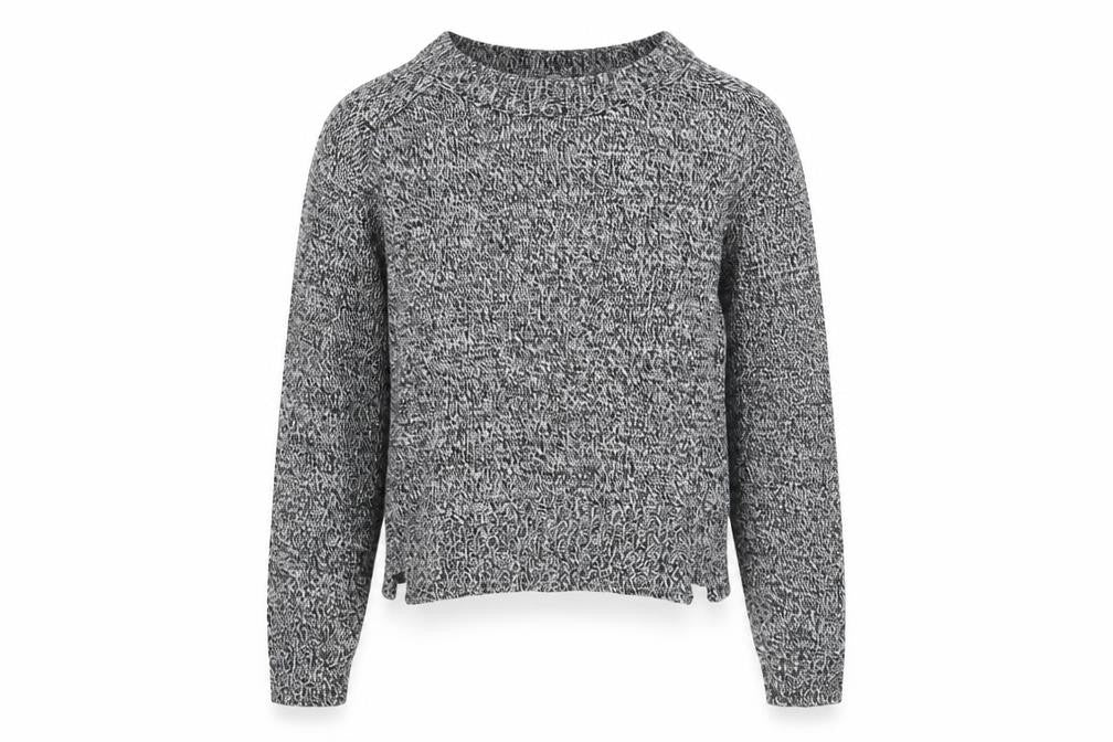 H&M Womens Grey   Cropped Blouse Size S