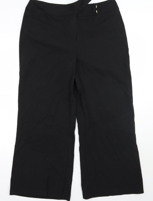 Essentials Womens Black   Trousers  Size 16 L27 in