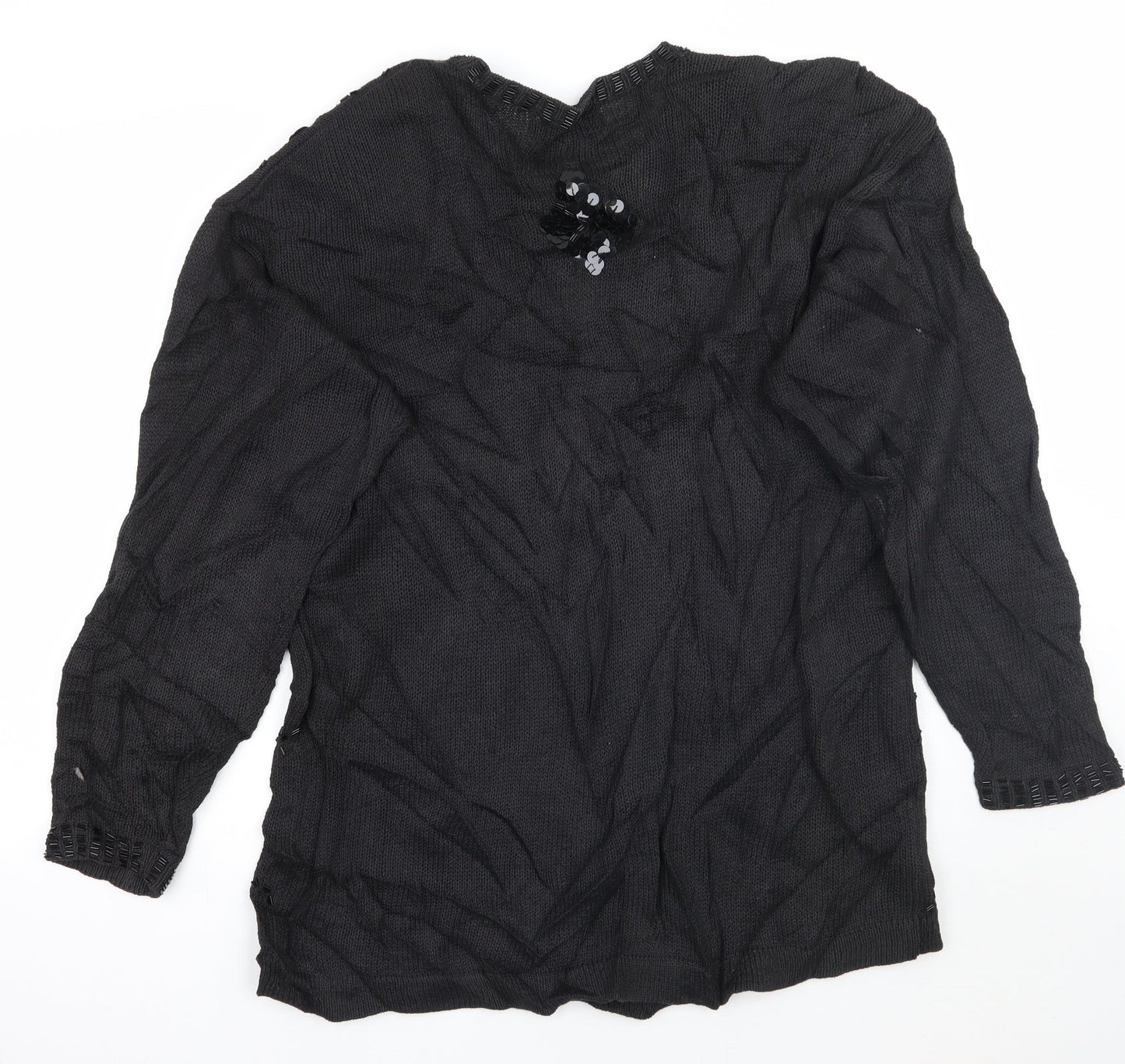 HANNAH Womens Black   Pullover Jumper One Size
