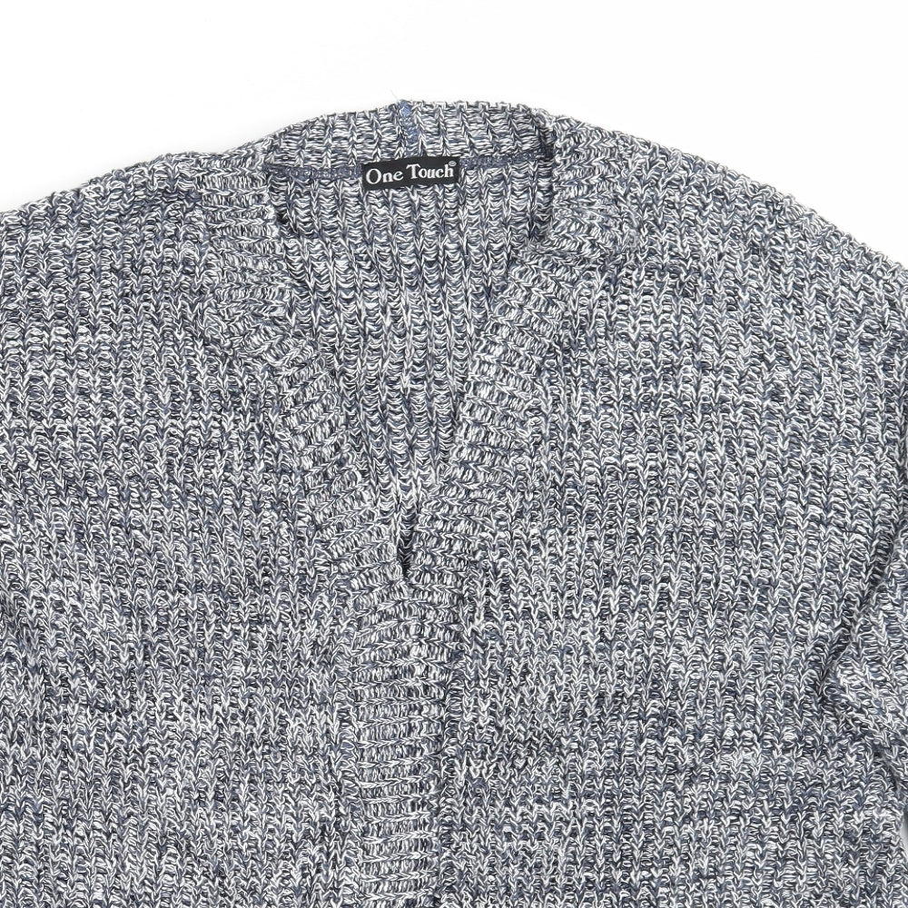 One touch Womens Blue   Cardigan Jumper Size M