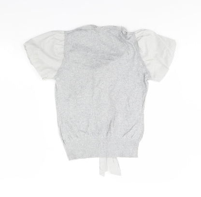 Back view of Atmosphere women’s grey jumper, size UK 14