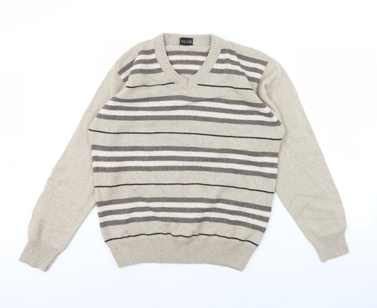 tee Mens Beige   Pullover Jumper Size M