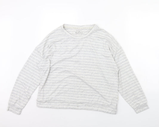 Primark Womens Grey Striped  Pullover Jumper Size 12