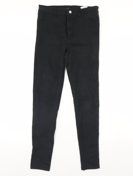 Diverse Womens Black  Denim Skinny Jeans Size 10 L29 in
