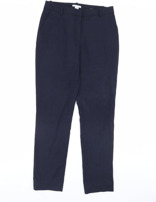 H&M Womens Blue   Dress Pants Trousers Size 6 L30 in