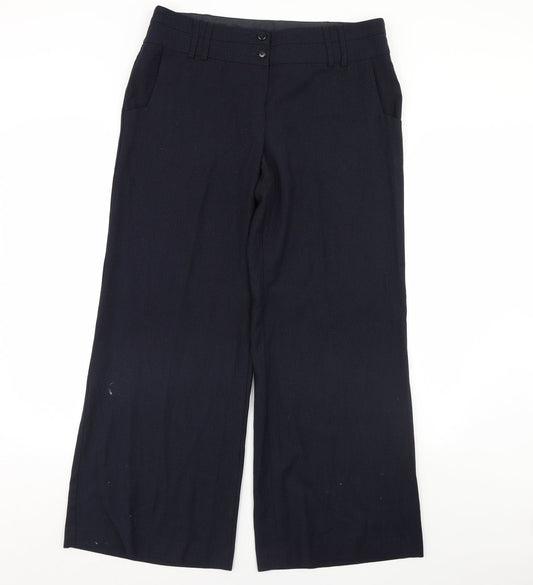 infes Womens Blue   Dress Pants Trousers Size 16 L29 in