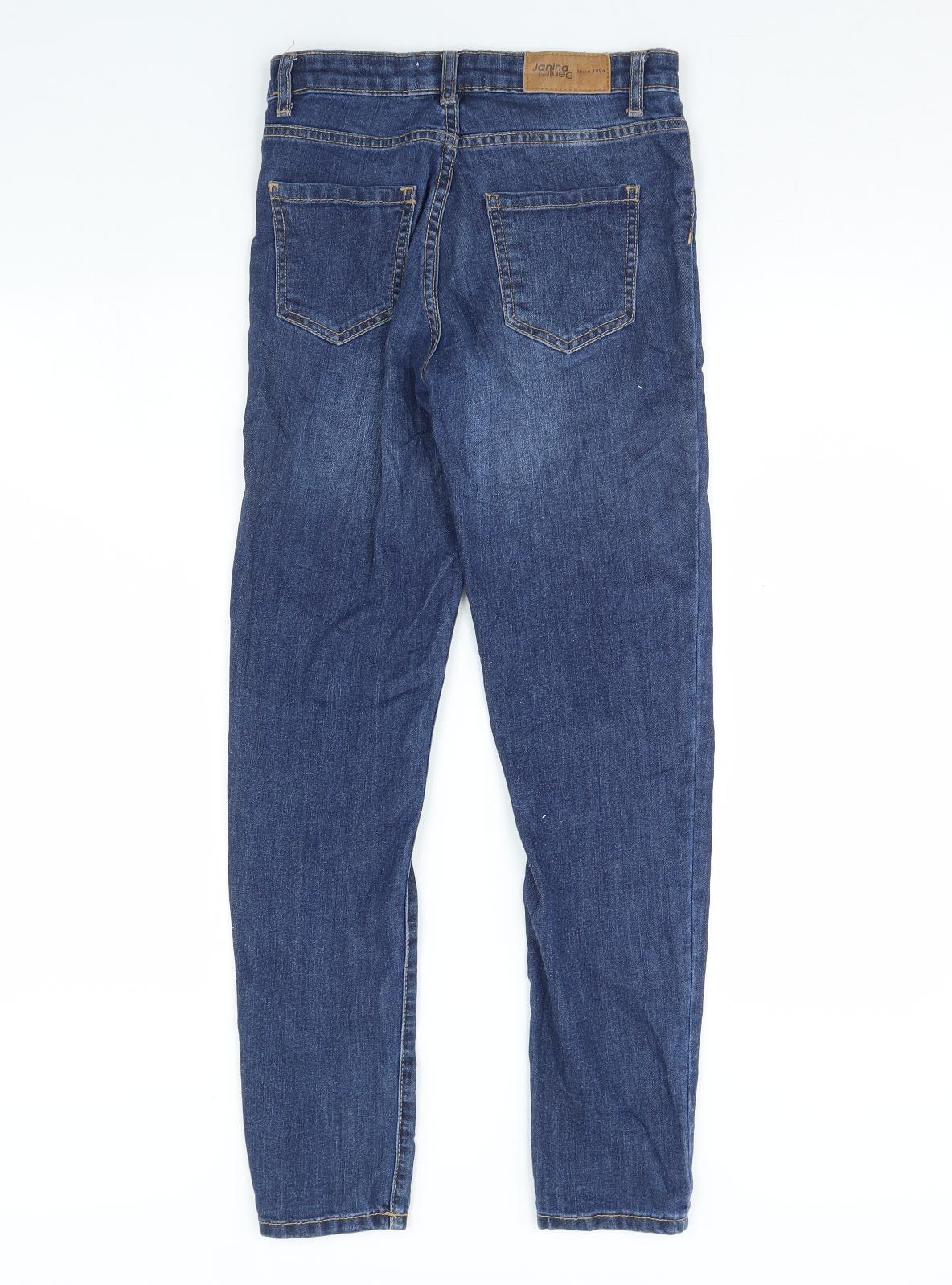 Janina Womens Blue  Denim Skinny Jeans Size 6 L29 in