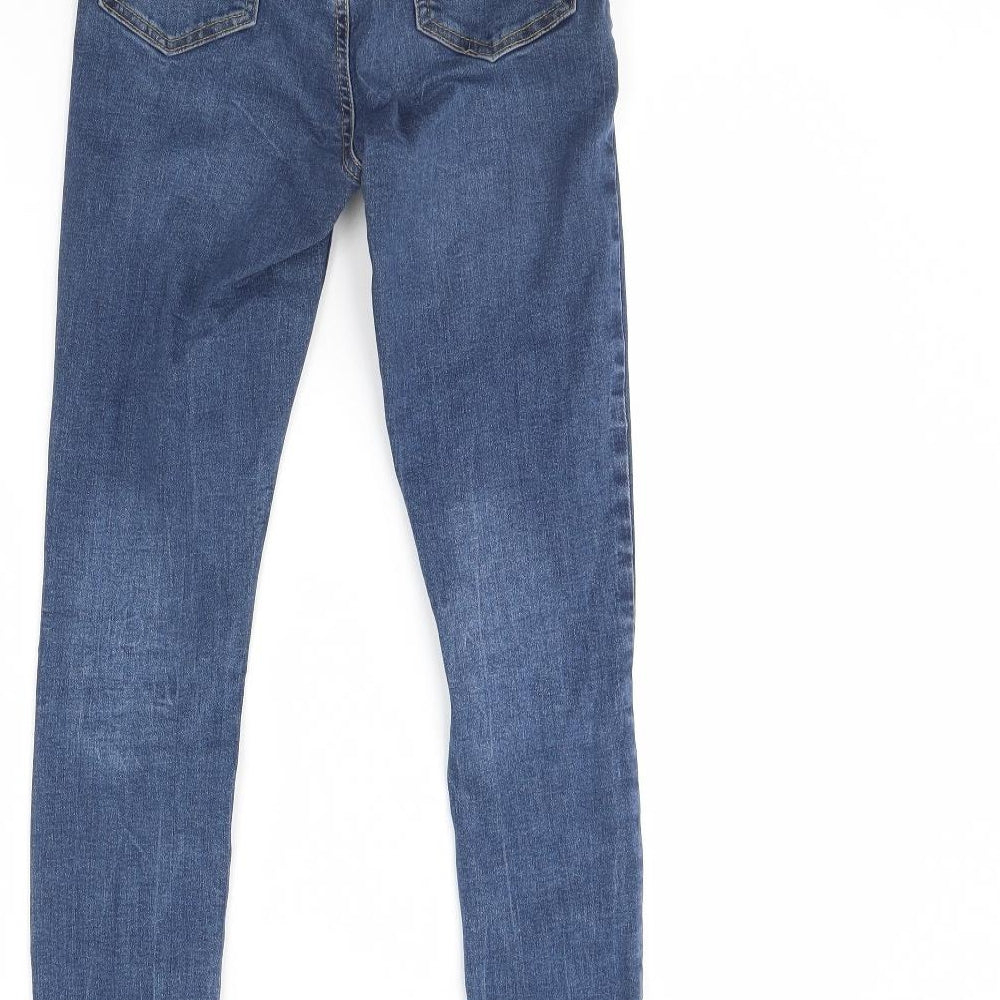 Denim & Co. Womens Blue  Denim Skinny Jeans Size 8 L28 in