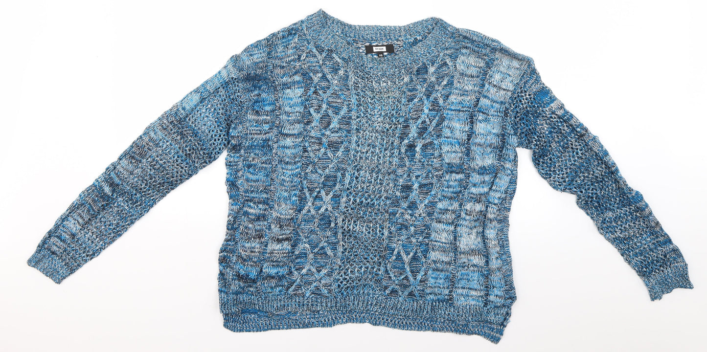 bikbok Womens Blue   Pullover Jumper Size XS