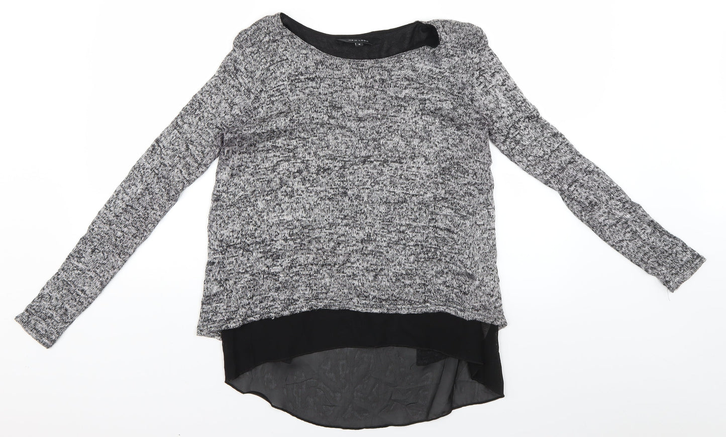 New Look Womens Grey   Basic Blouse Size S