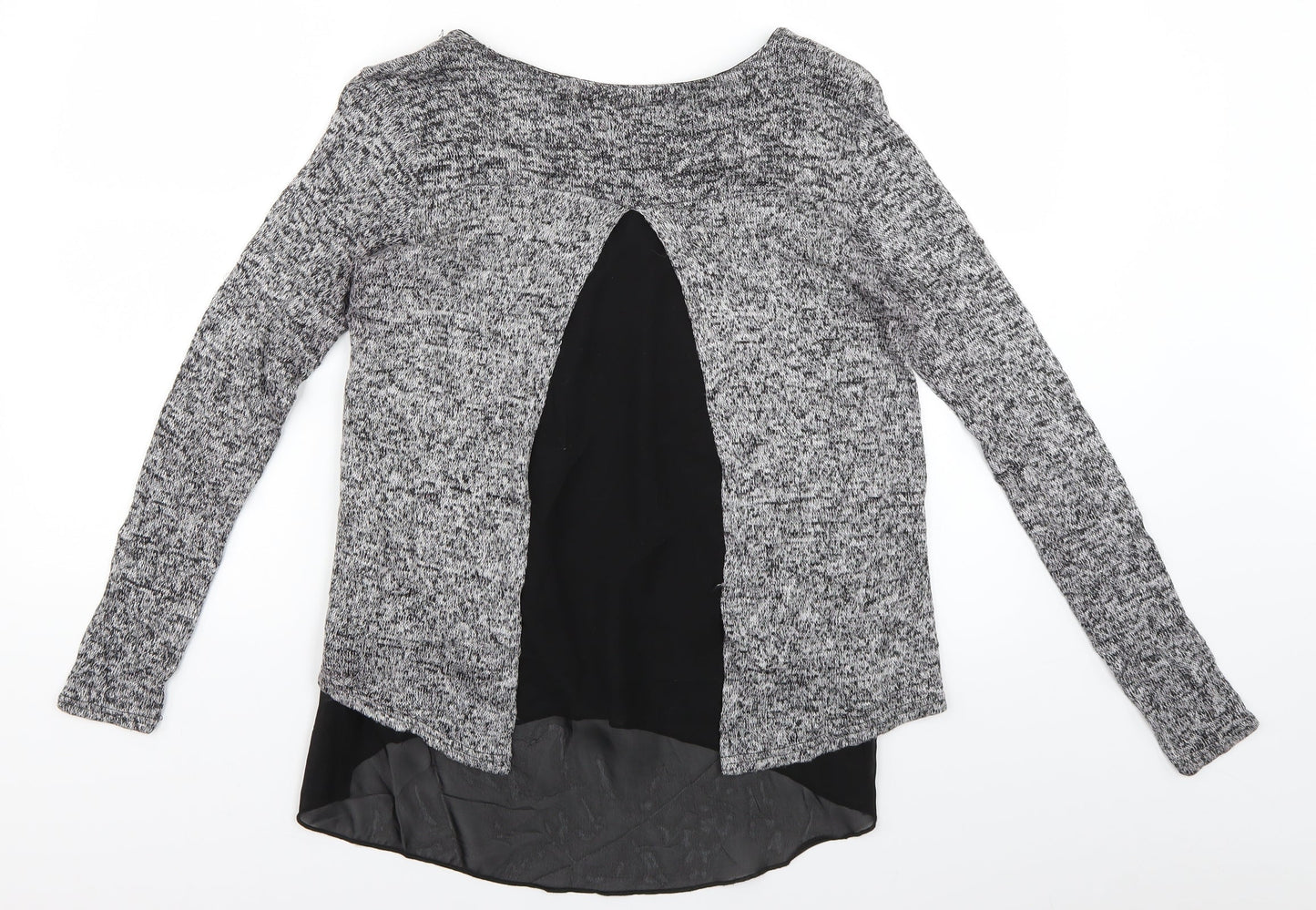 New Look Womens Grey   Basic Blouse Size S