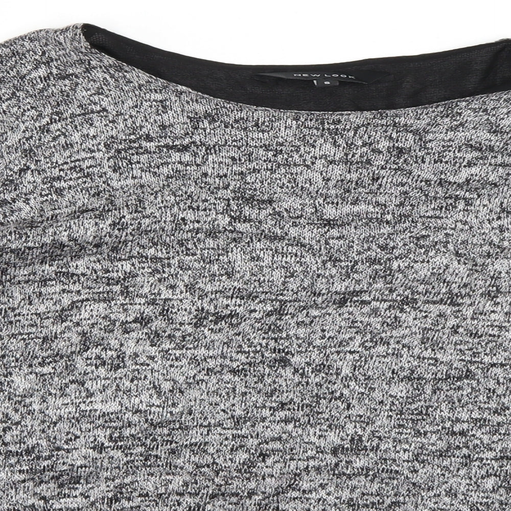 New Look Womens Grey   Basic Blouse Size S