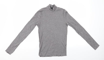 Topshop Womens Grey   Pullover Jumper Size 10  - Topshop
