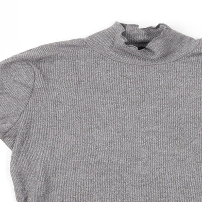 Topshop Womens Grey   Pullover Jumper Size 10  - Topshop