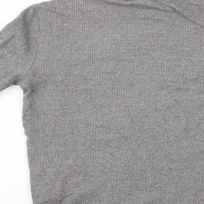 Topshop Womens Grey   Pullover Jumper Size 10  - Topshop