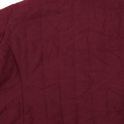 Preloved Marks and Spencer Womens Purple   Quilted Jacket   - Padded Jacket Marks and Spencer - Label