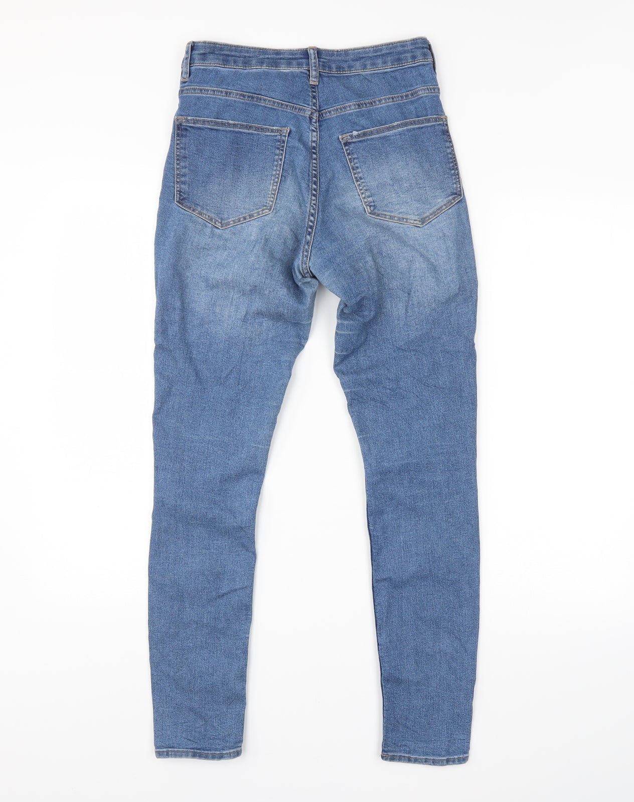 H&M Womens Blue   Straight Jeans Size 8 L28 in