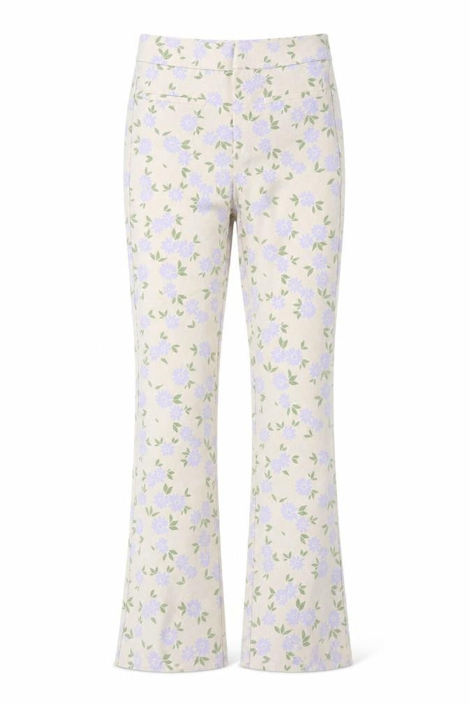 Zara Womens Beige Floral  Trousers  Size XS L28 in