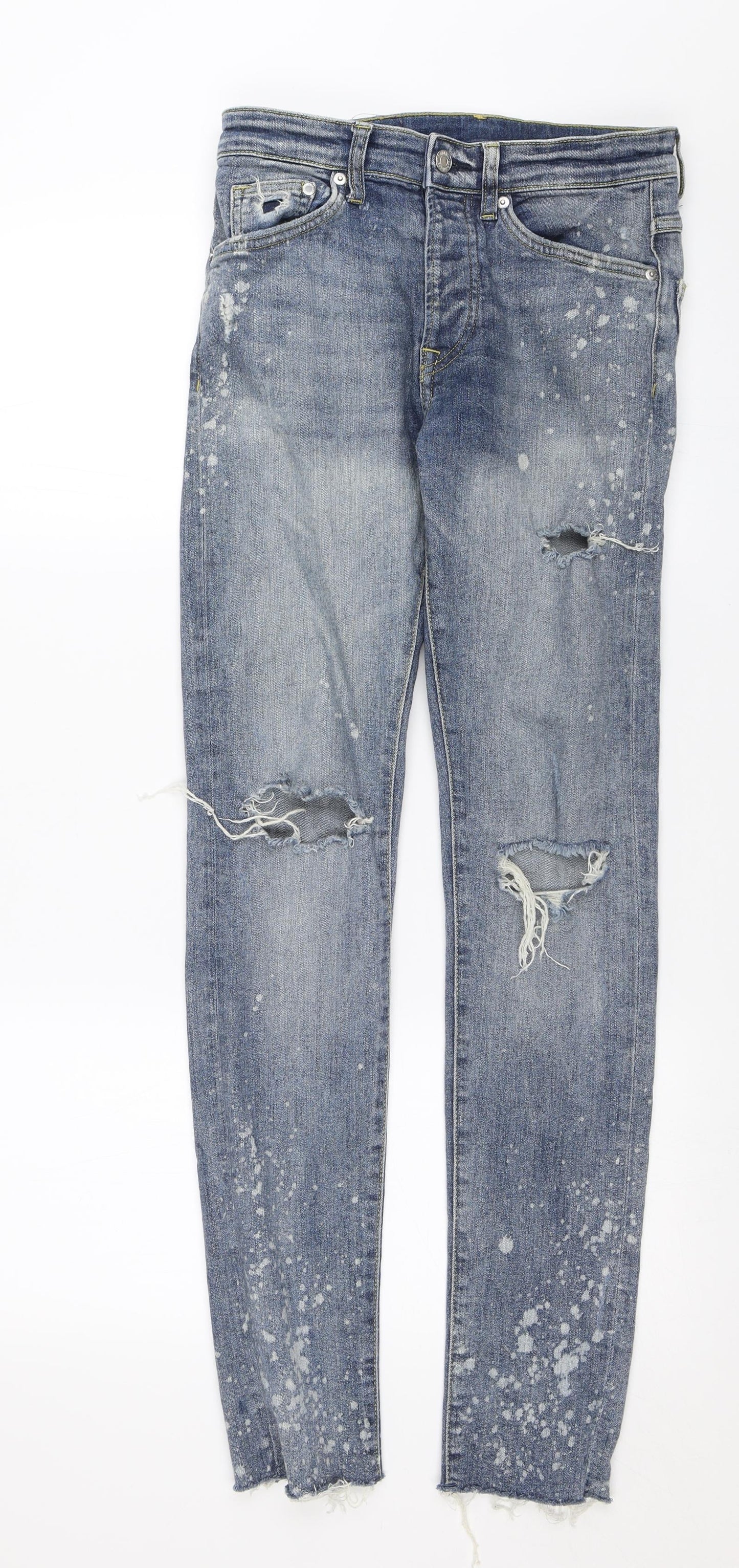 H&M Womens Blue   Skinny Jeans Size 28 in L30 in