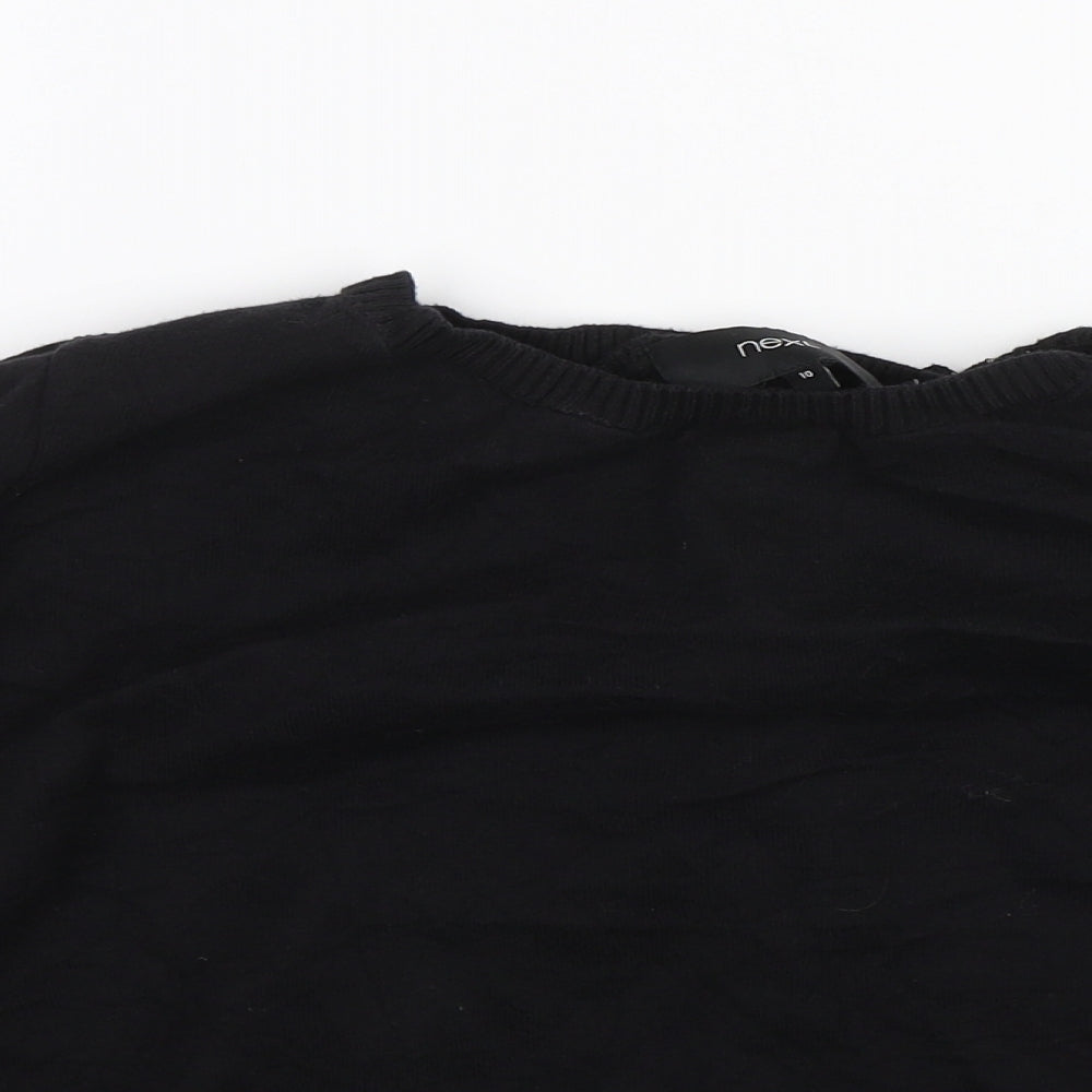 NEXT Womens Black   Basic Blouse Size 10