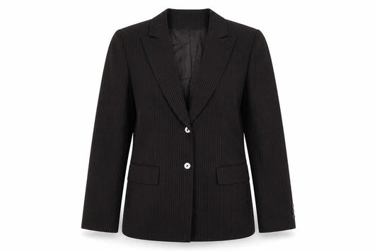 Tahari Womens Brown Striped  Jacket Blazer Size 10